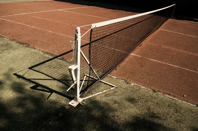 tennis court middle section